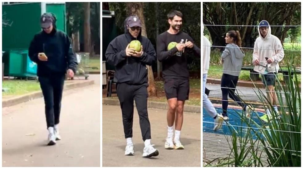 Harry Styles foi visto no Ibirapuera essa semana tomando água de cocô e também em 2022.