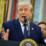 Trump pede revisão de cartão vermelho e critica árbitro brasileiro na Copa do Mundo