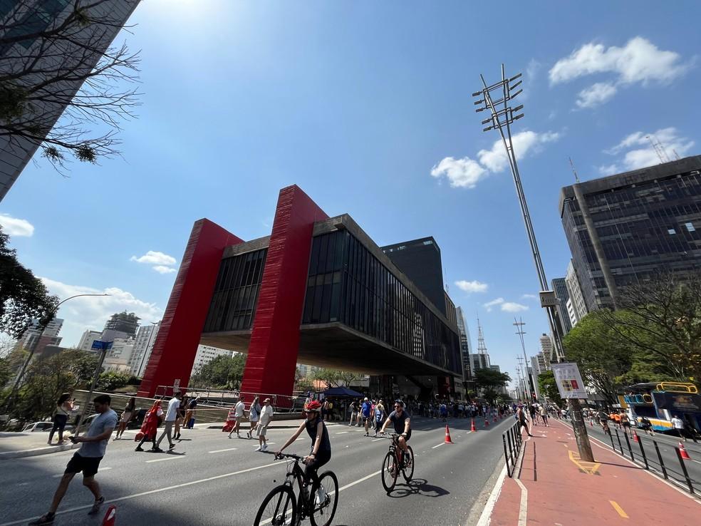 Avenida Paulista fechada aos domingos