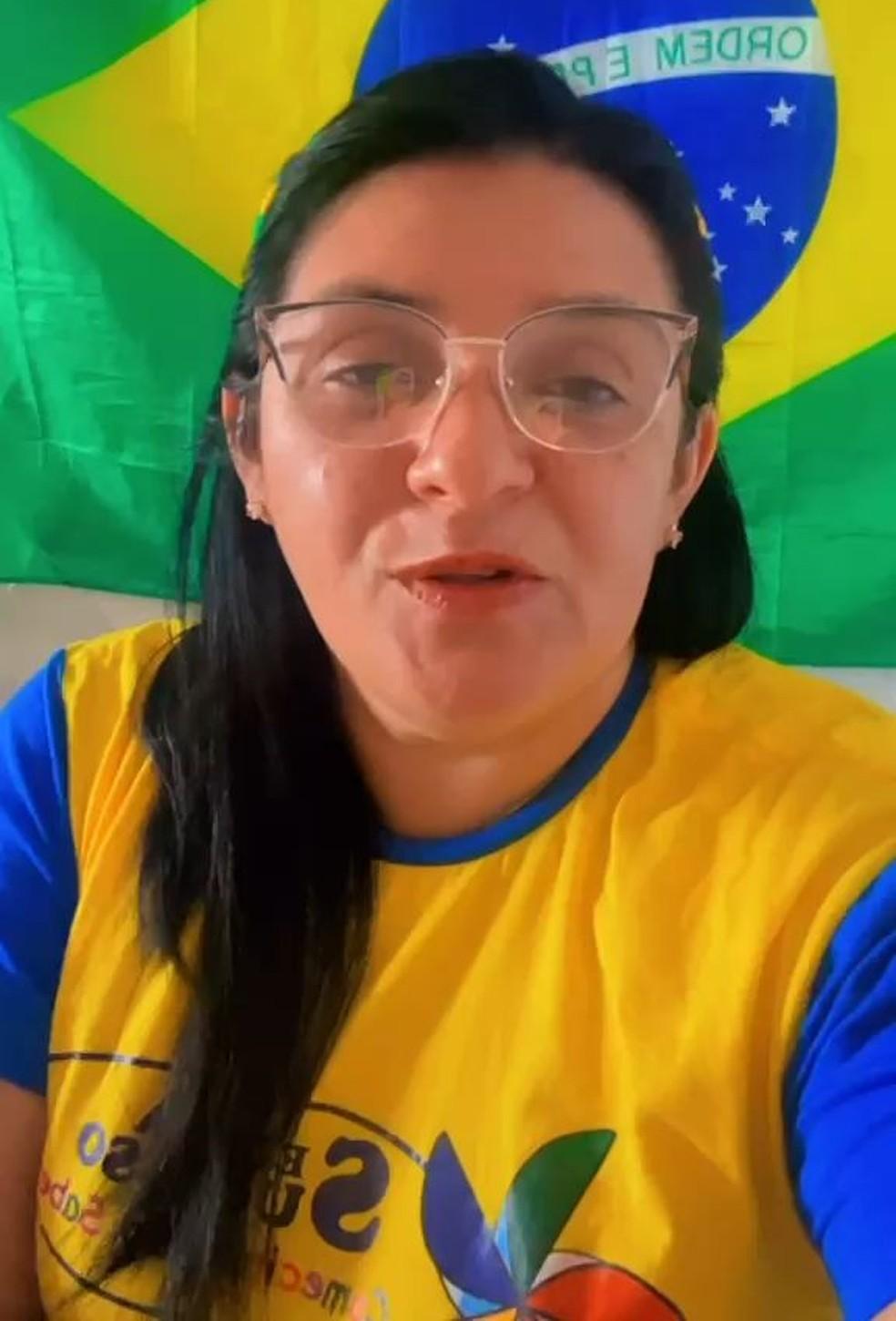 Professora Janny incentivou a turma a gravar vídeo de apoio a Douglas Santos