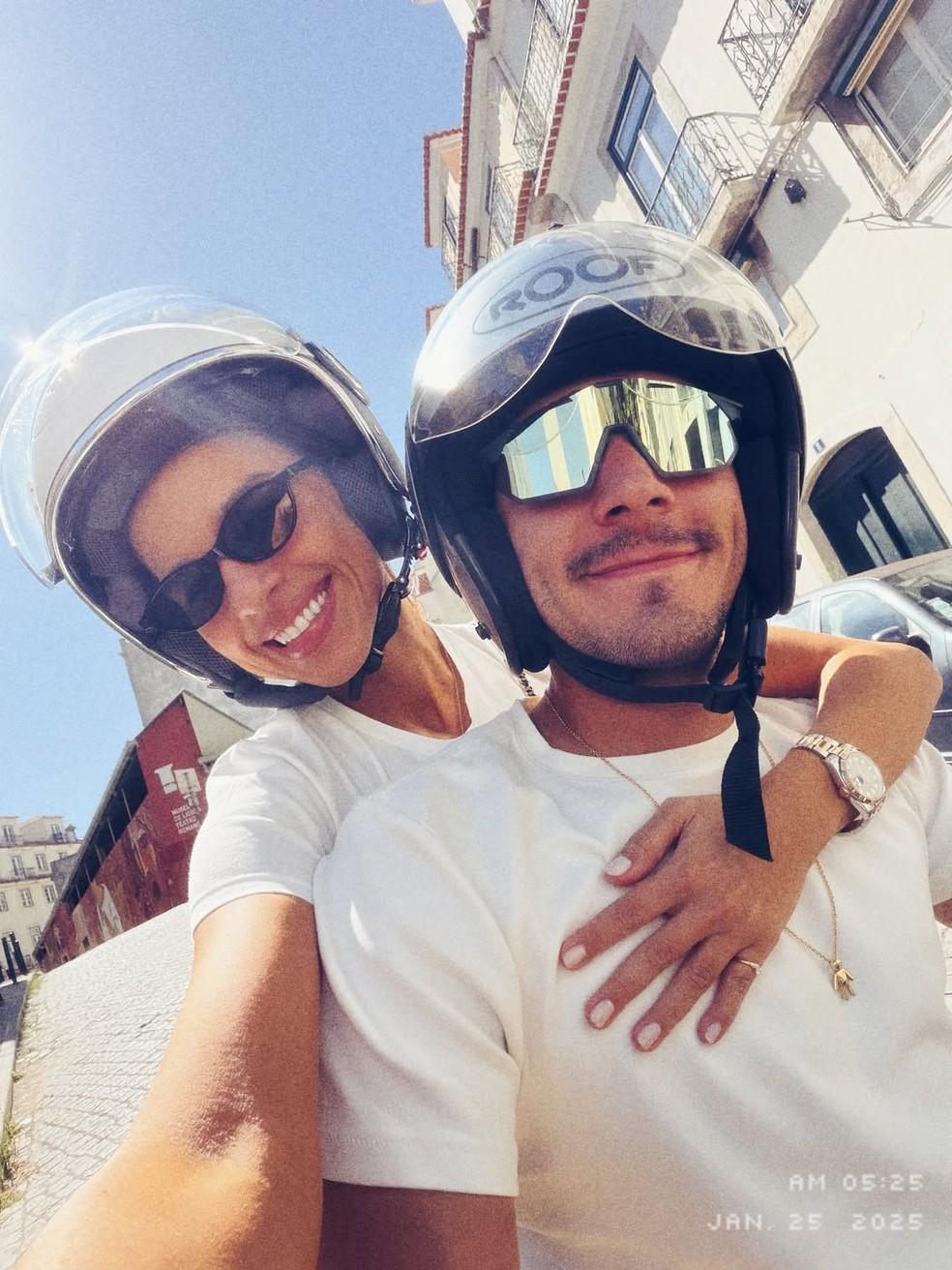 Mariana Rios e o marido