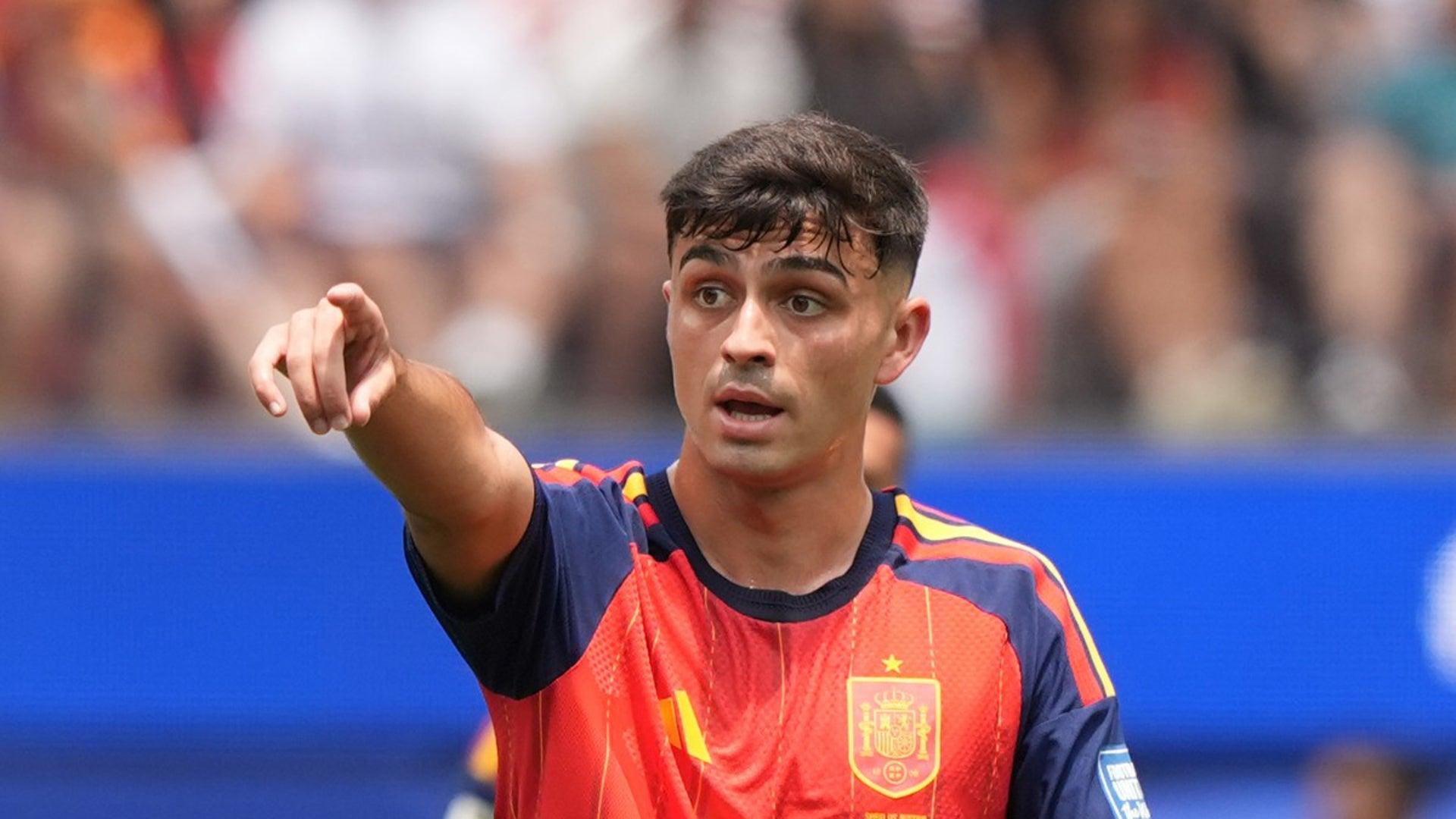 Desempenho de Pedri durante o jogo