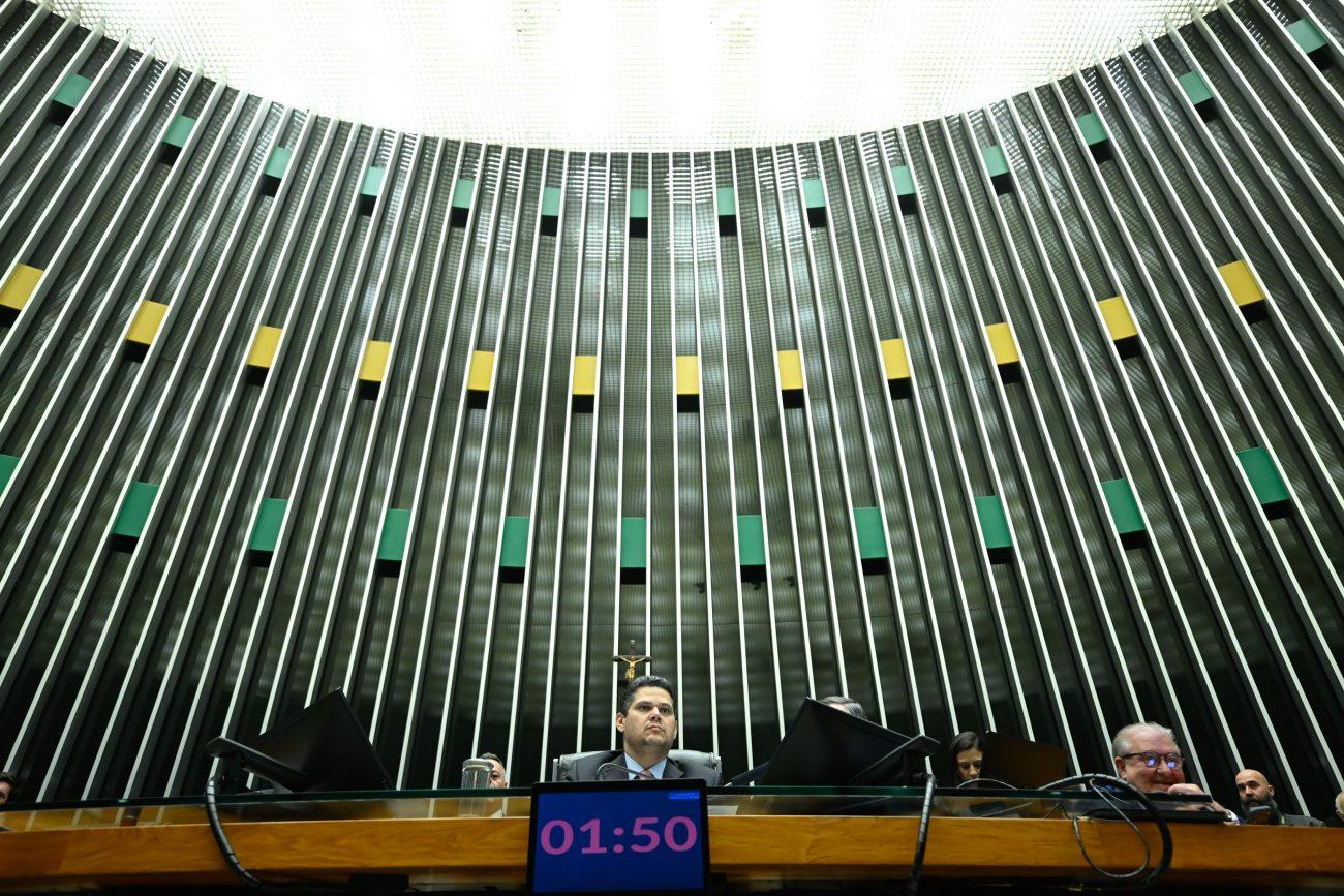 Plenário da Câmara dos Deputados durante sessão conjunta