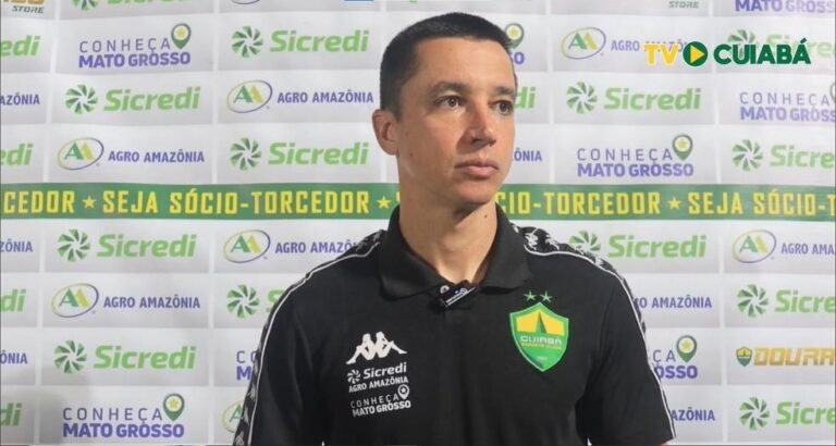Eduardo Barros destaca importância do empate do Cuiabá com o Sport na Série B