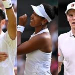 Djokovic, Sinner e Naomi Osaka brilharam em Wimbledon 2026