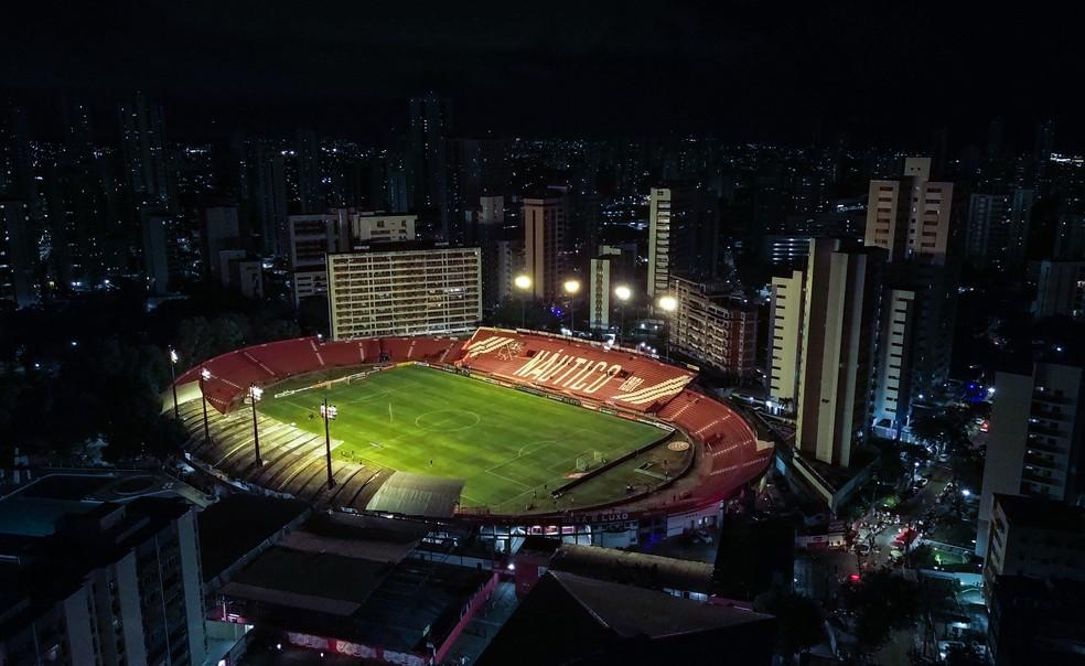 Estádio dos Aflitos visto de cima
