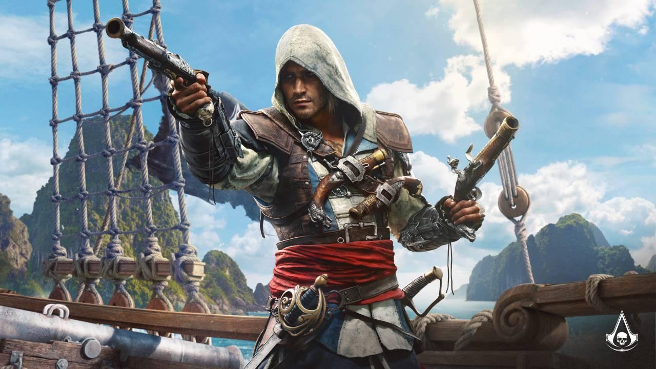 Homem com capuz e roupa de pirata