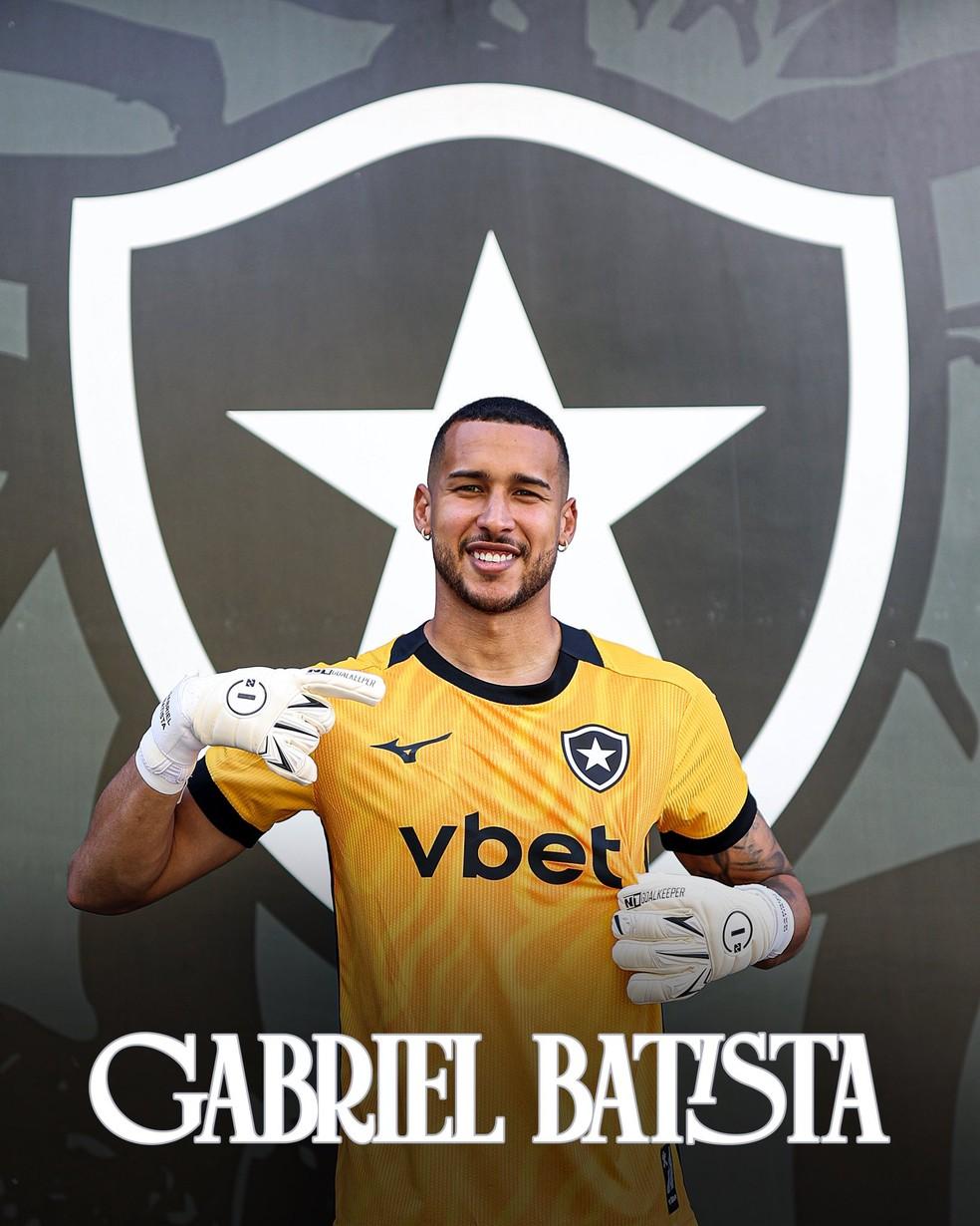 Gabriel Batista é o novo reforço do Botafogo