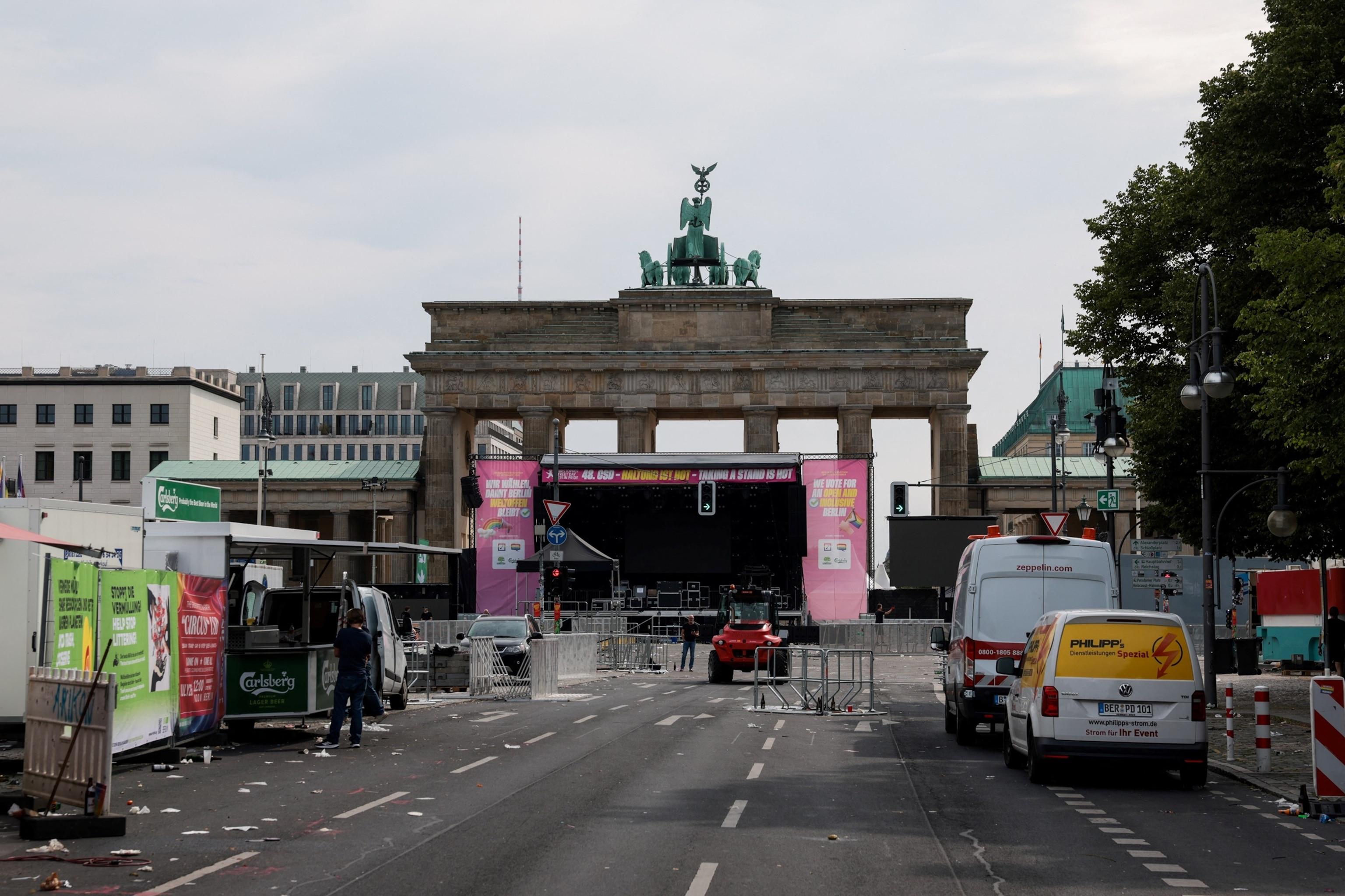 Parque Tiergarten em Berlim, onde ocorreu o incidente.