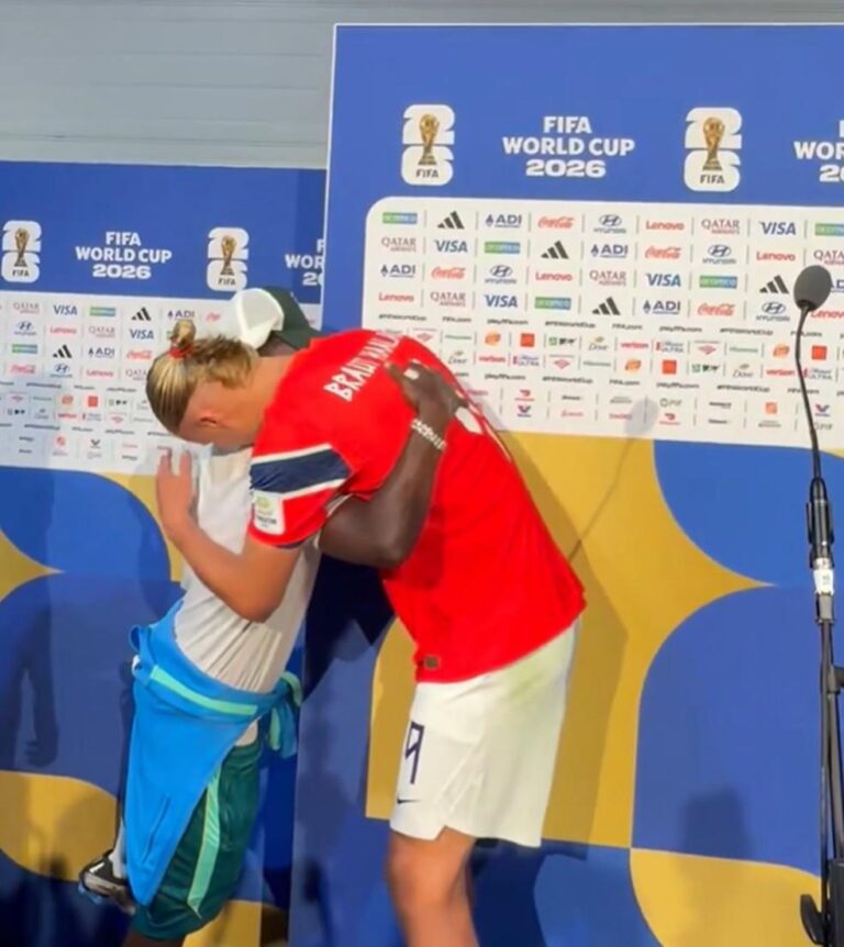 Vini Jr. e Haaland: Um abraço que gerou polêmica após a eliminação do Brasil na Copa