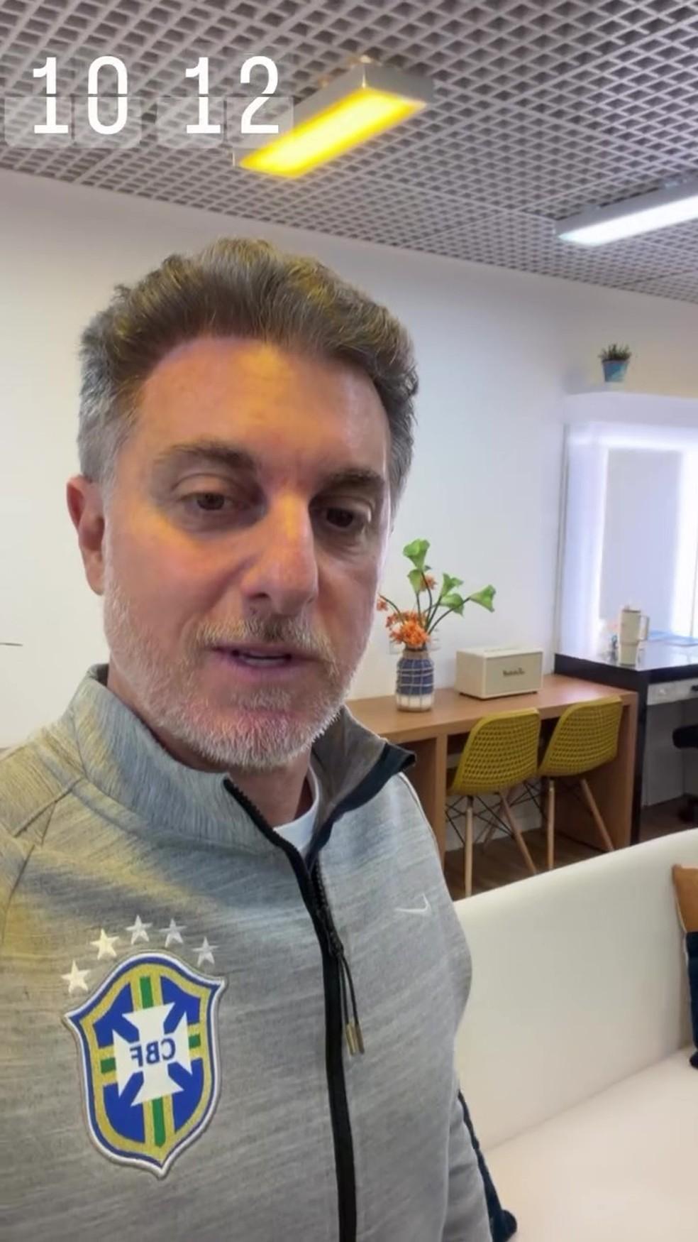 Luciano Huck a torcida