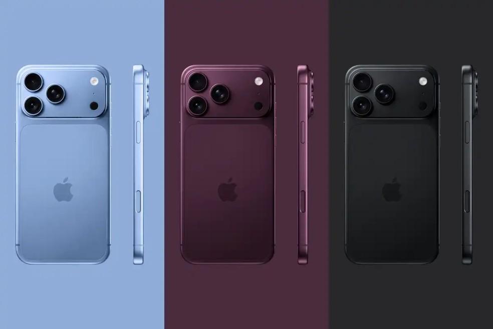 Prováveis novas cores do iPhone 18 Pro