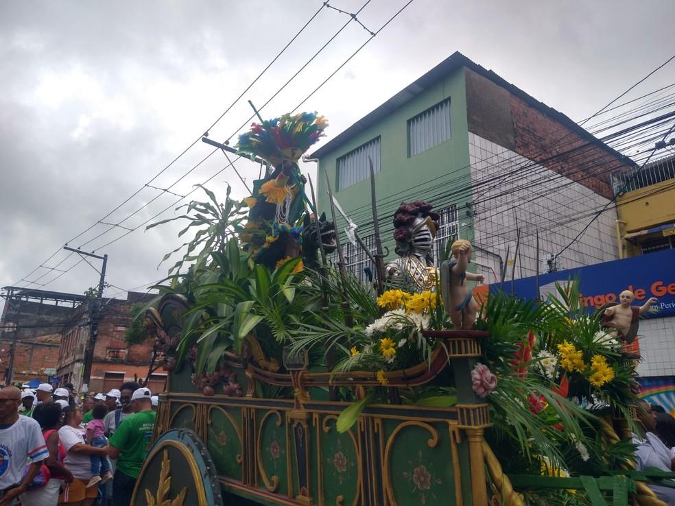 Carro do Caboclo neste domingo (2) em Salvador