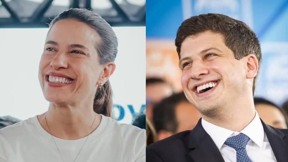 Raquel Lyra (PSD) e João Campos (PSB) lideram intenções de voto para governador de Pernambuco
