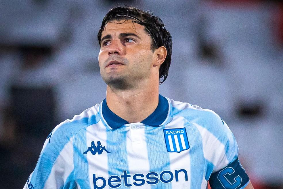 Santiago Sosa em ação pelo Racing