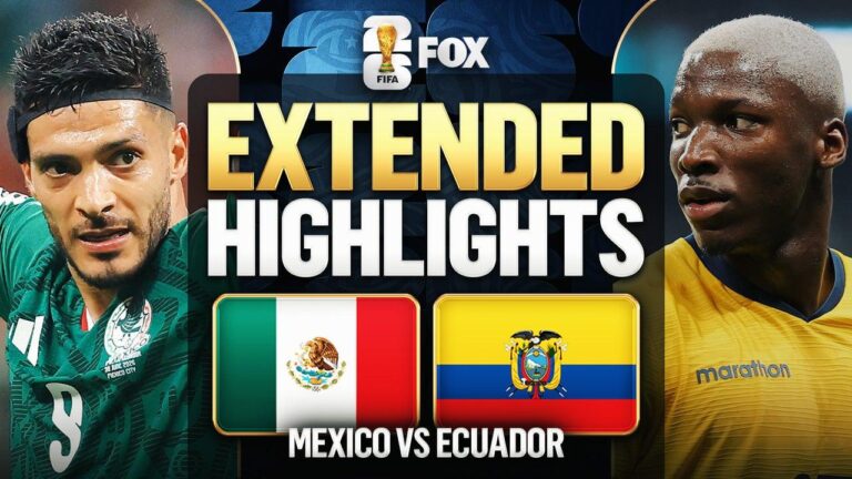 México e Equador fazem duelo emocionante na Copa do Mundo de 2026