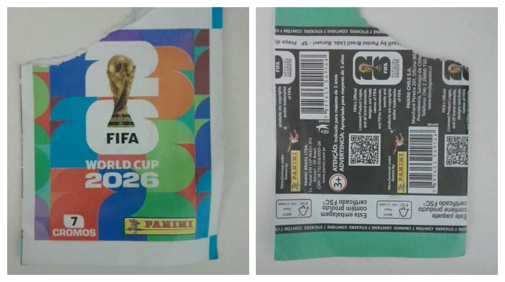 Pacotes de figurinhas vendidos por R$ 7