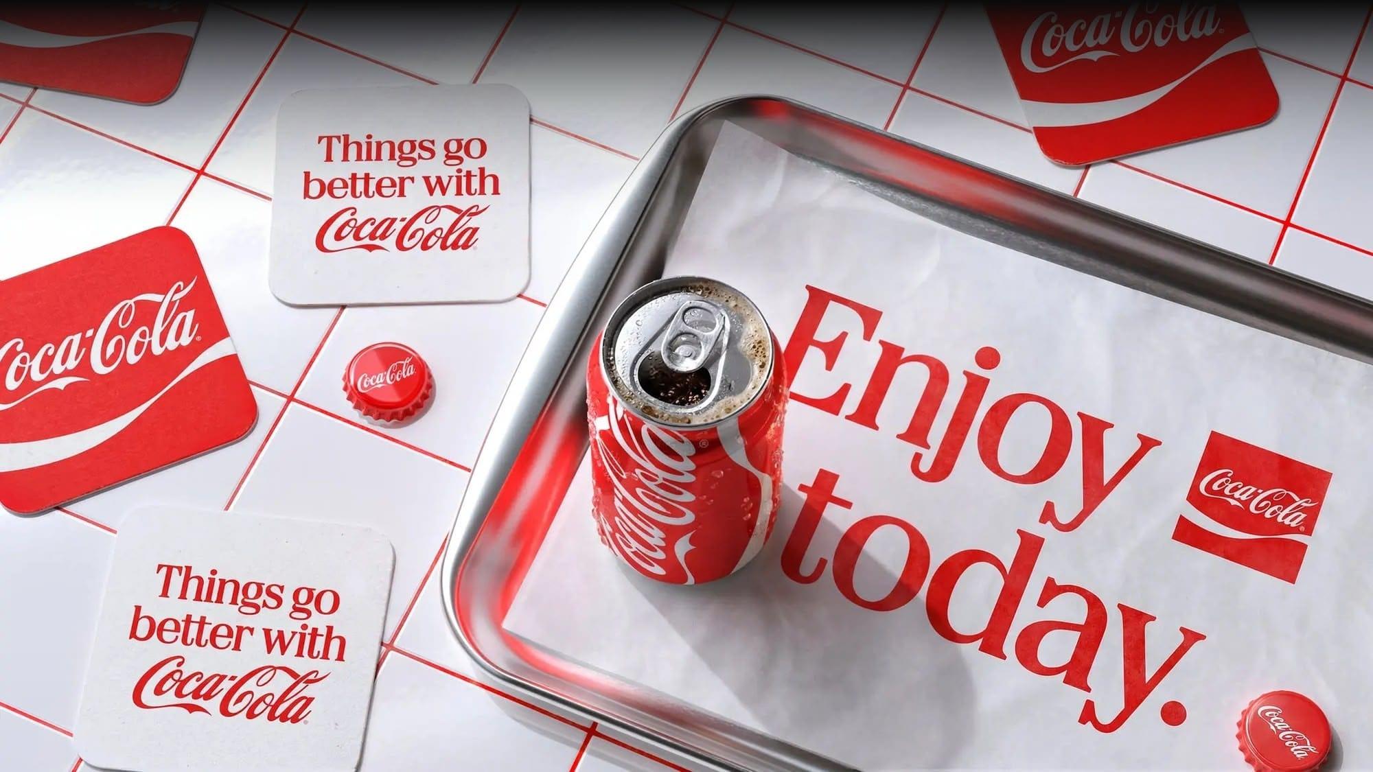 A nova identidade visual da Coca-Cola