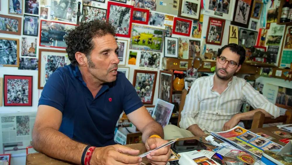 Fernando del Valle em seu 'rincón taurino'