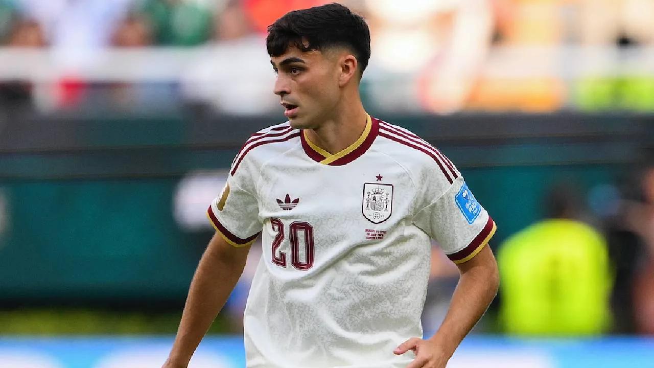 Pedri, jogador de Espanha e Barcelona.