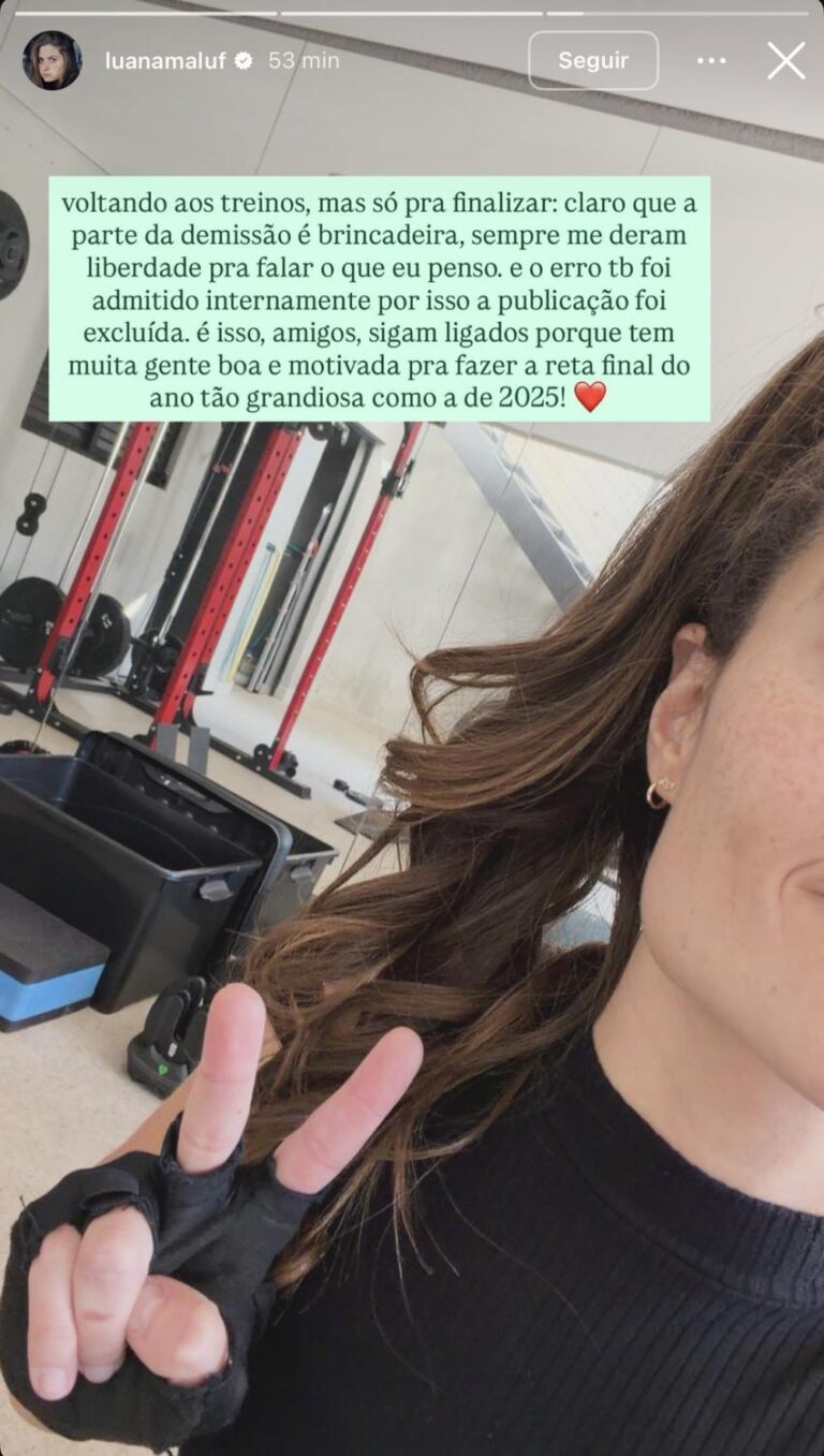 Luana Maluf critica postura da GeTV após piada sobre o Palmeiras