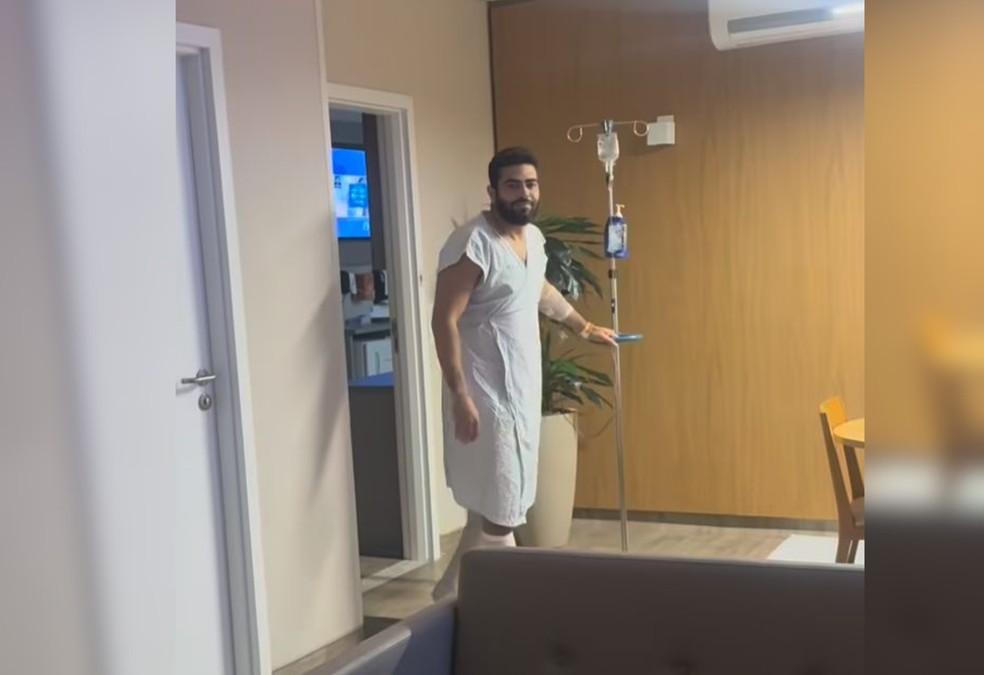 Henrique começou a sentir dores intensas na região inguinal direita no sábado (27)