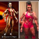 Gracyanne Barbosa se Diverte com Meme que a Compara à Guerreira Sheeva de Mortal Kombat