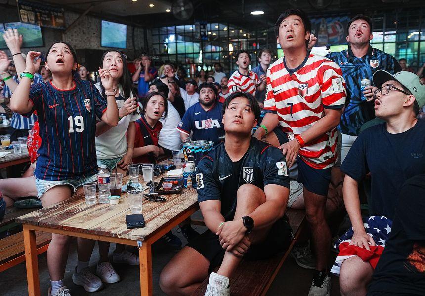 Equipe USA em festa durante a Copa do Mundo