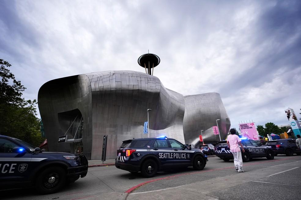 A polícia respondeu a um tiroteio no Seattle Center durante o festival gastronômico Bite of Seattle.