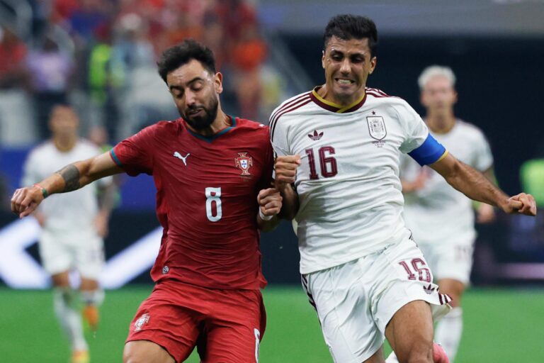 Rodri brilha e leva a Espanha à vitória sobre Portugal no Mundial 2026