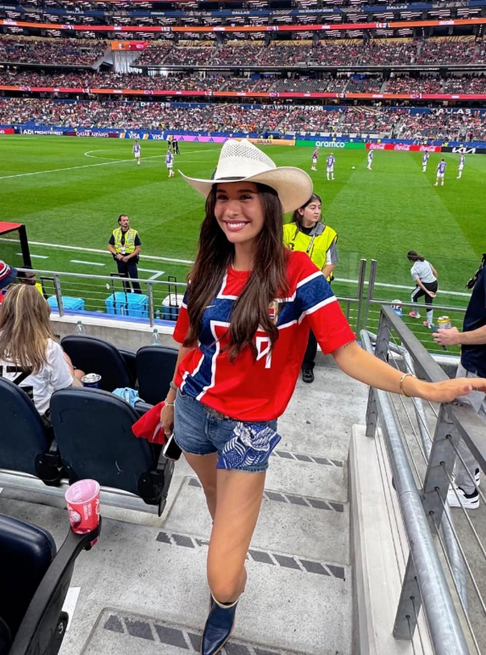 Isabel Johansen, companheira discreta de Haaland e ex-jogadora de futebol