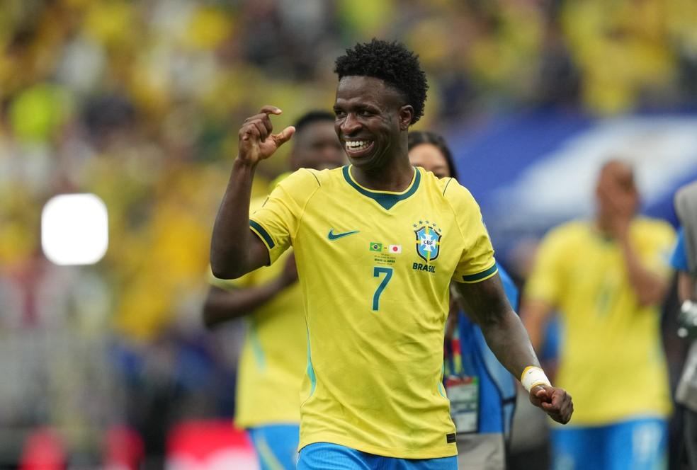 Vini Jr pela Seleção na Copa