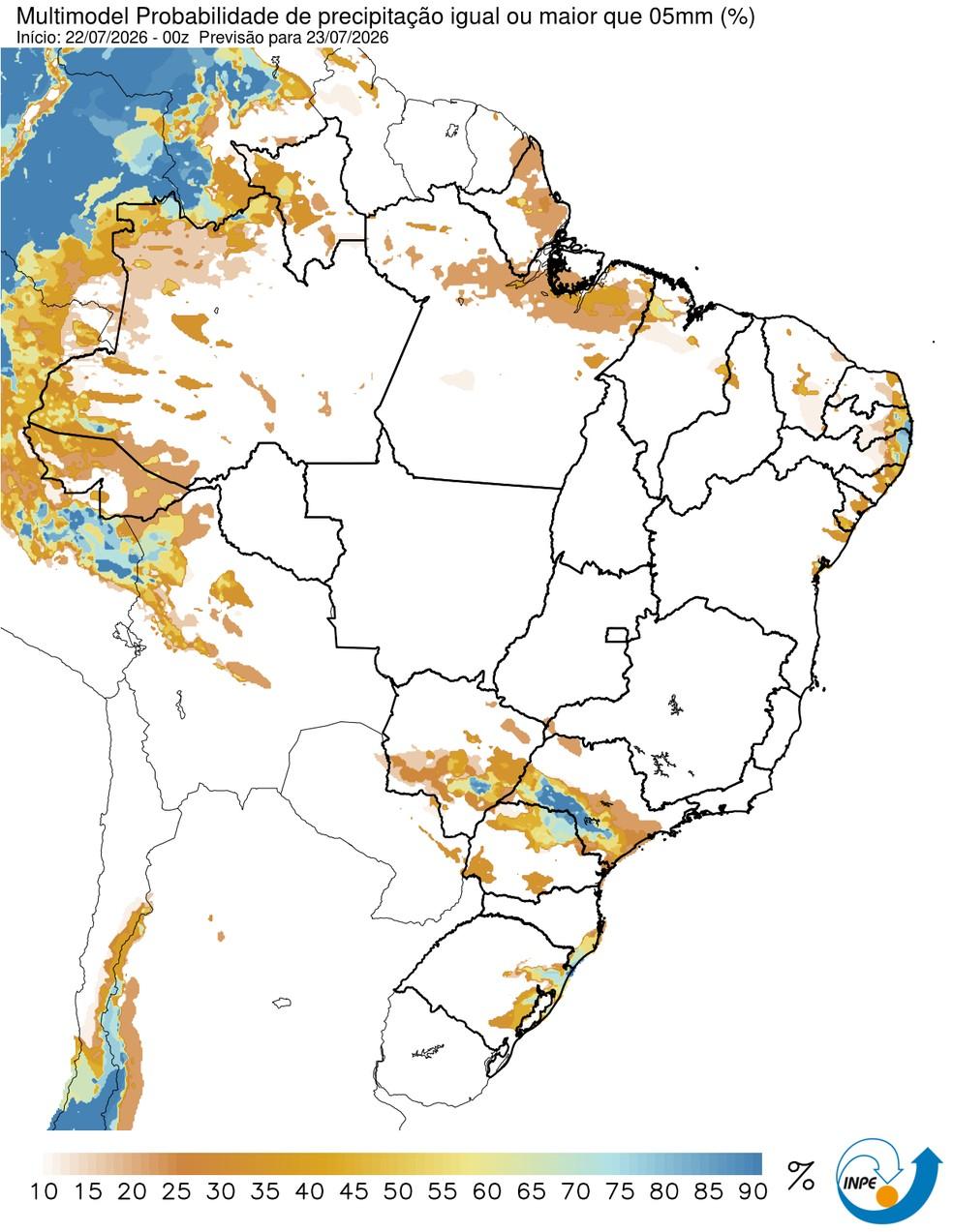 Previsão de chuva