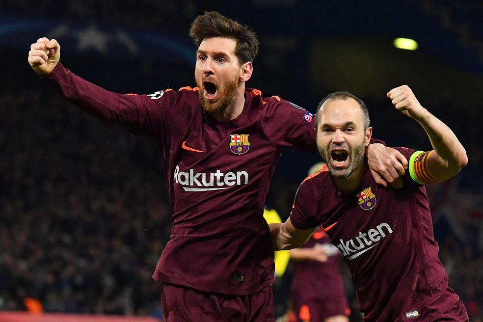 Messi Iniesta Barcelona