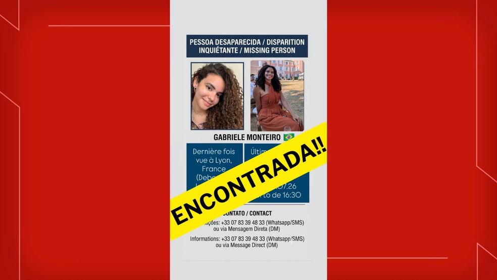 Brasileira de 34 anos desaparece em Lyon, na França, é encontrada