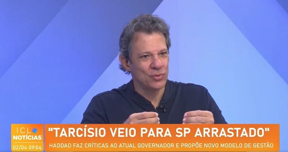 Fernando Haddad em entrevista