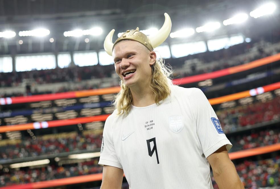 Haaland é o grande nome da seleção da Noruega