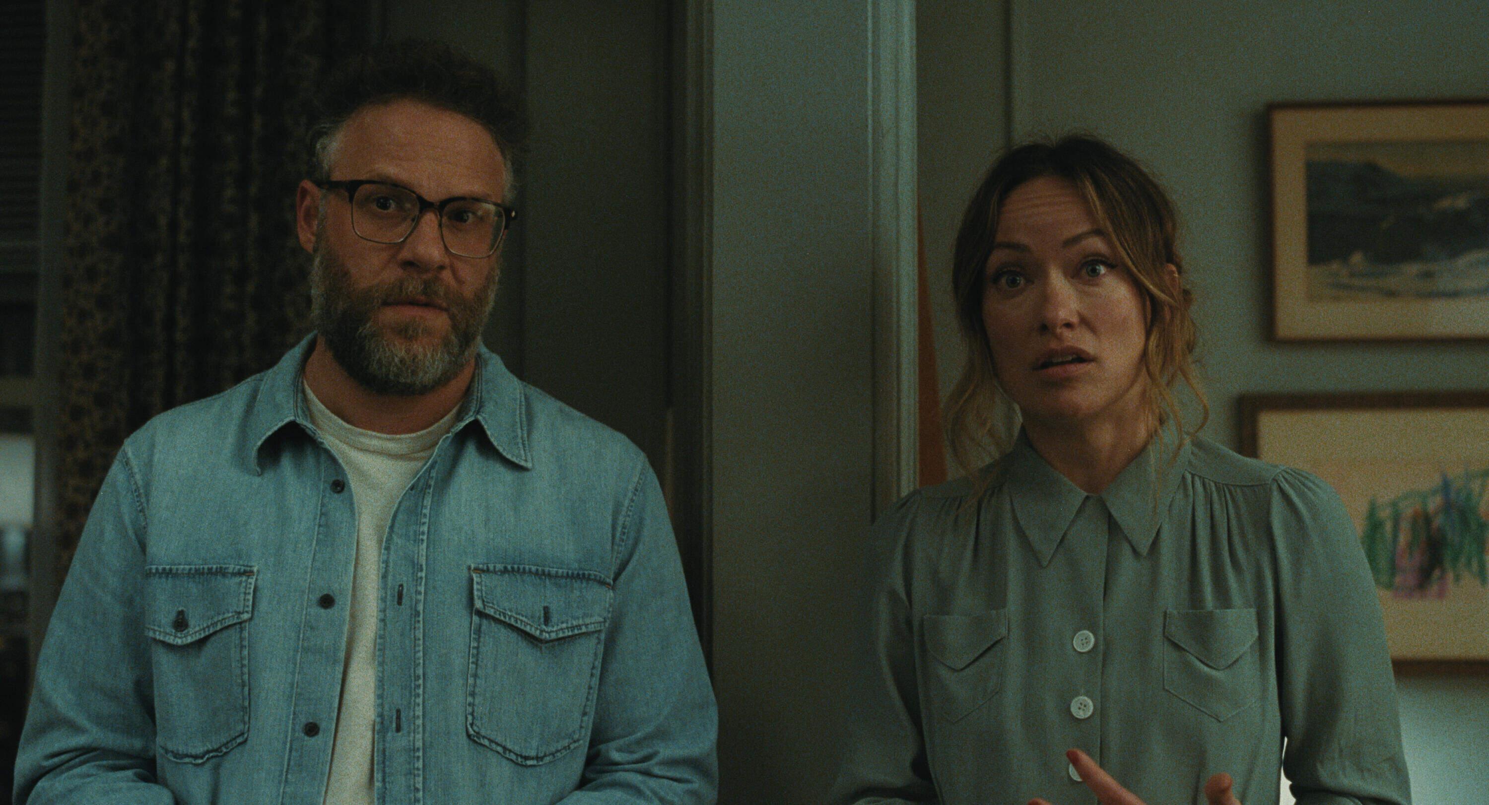 Seth Rogen e Olivia Wilde em 'The Invite'